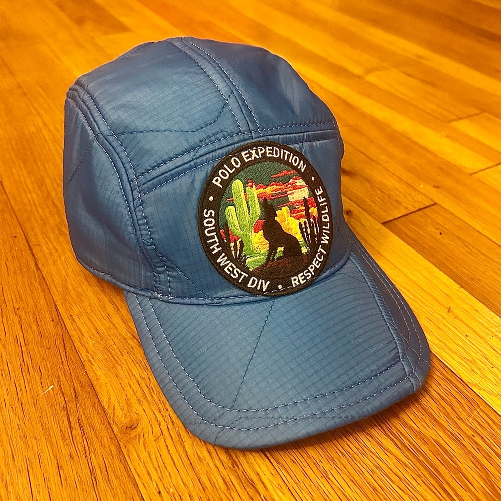 🐺Polo by Ralph Lauren Blue Expedition Custom Cap